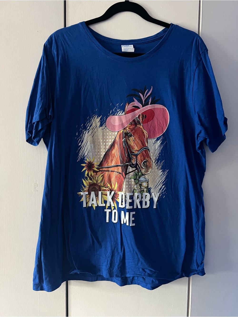 Port and Company Royal Blue Crewneck Tee